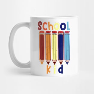 Funny School kid school start T shirt Mug